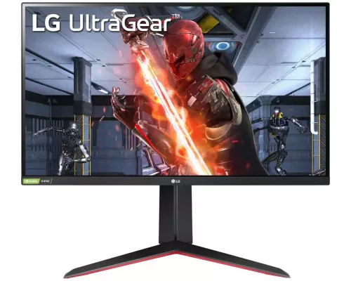 Монитор  27" LG 27GN650-B Black IPS, 16:9, 1920x1080, 144Hz, 1ms, 350 cd/m2, 1000:1, HDMI*2, DP, (tilt/height/pivot), vesa