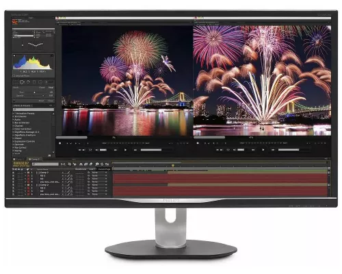 Монитор 32" Philips 328P6AUBREB/00 Black с поворотом экрана (IPS, LED, 2560x1440, 4 ms, 178°/178°, 450 cd/m, 50M:1, +HDMI, +DisplayPort, +USB-Type C, +RJ45, +MM)