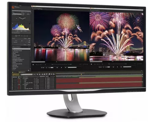 Монитор 32" Philips 328P6AUBREB/00 Black с поворотом экрана (IPS, LED, 2560x1440, 4 ms, 178°/178°, 450 cd/m, 50M:1, +HDMI, +DisplayPort, +USB-Type C, +RJ45, +MM)