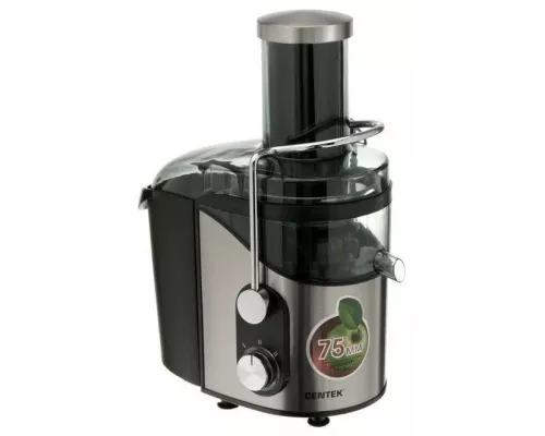 Соковыжималка Centek CT-1212 (черный, сталь)