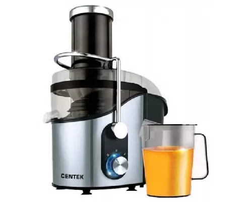 Соковыжималка Centek CT-1212 (черный, сталь)