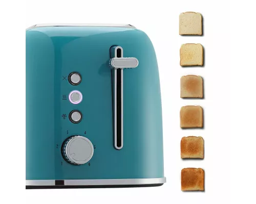Тостер Kitfort КТ-6218-2 870Вт бирюзовый