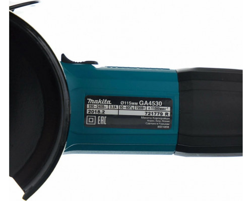 Углошлифовальная машина Makita GA4530R 720Вт 11000об/мин рез.шпин.:M14 d=115мм