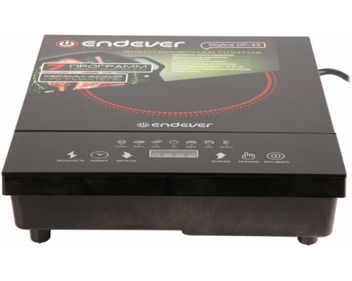 Настольная плита Endever DP-43 черный Настольная плита Endever DP-43 черный