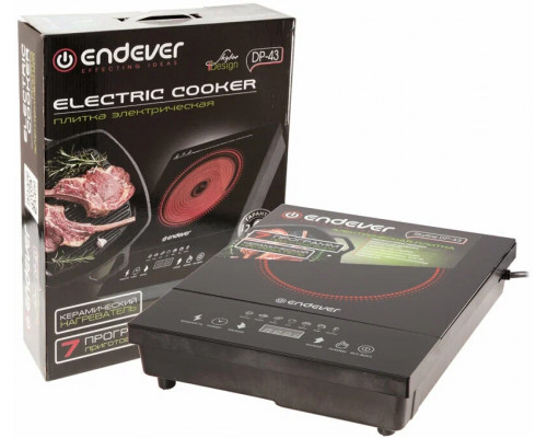 Настольная плита Endever DP-43 черный Настольная плита Endever DP-43 черный