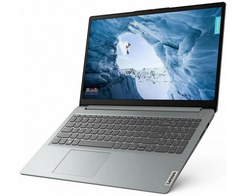 Ноутбук LENOVO IdeaPad 1 grey (Core i5 1235U/8Gb/256Gb SSD/VGA int/noOS) (82QD00ASRK)