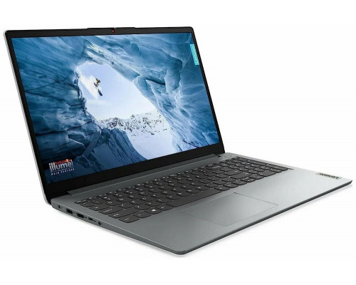 Ноутбук LENOVO IdeaPad 1 grey (Core i5 1235U/8Gb/256Gb SSD/VGA int/noOS) (82QD00ASRK)