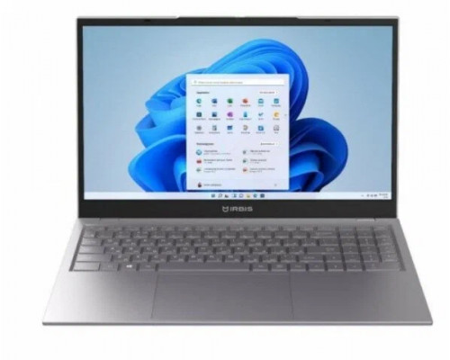 Ноутбук IRBIS 15NBP3504 15.6" Core i3-1215U, 15.6"LCD 1920*1080 IPS , 8GB sodimm PCDDR4 3200mhz+256GB NVEM SSD, AX wifi6,  Front camera: 2MP with cover, 5000mha battery, metal case, type-c charger, NOS