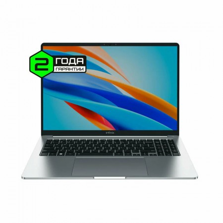 Ноутбук Inbook Y3 MAX_YL613_16_Core i5 1235U_8G_512G_Silver 16"(1920x1080 IPS)/Intel Core i5 1235U(1.3Ghz)/8192Mb/512SSDGb/noDVD/Int:Intel Iris Xe Graphics/BT/WiFi/50WHr/1.65kg/Silver/Win11Home