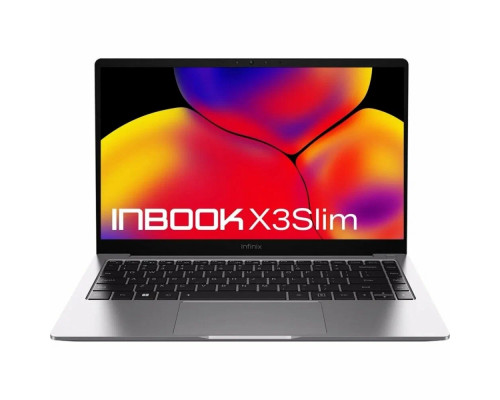 Ноутбук Infinix Inbook X3_XL422 14"(1920x1080 IPS)/Intel Core i3 1215U(1.2Ghz)/8192Mb/256SSDGb/noDVD/Int:Intel UHD Graphics/BT/WiFi/50WHr/war 2y/1.24kg/Grey/Win11Home