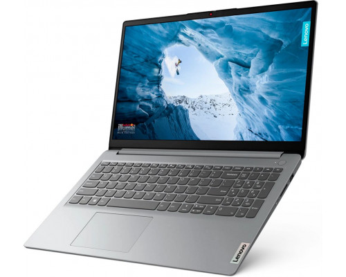 Ноутбук Lenovo IdeaPad 1 15.6" FHD IPS/Intel Celeron N4020/8Gb/256GbSSD/VGA int/noOS/grey