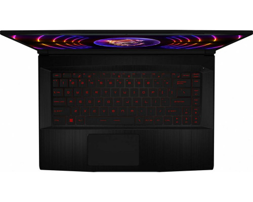 Ноутбук MSI GF63 Thin 12VE-466RU [9S7-16R821-466] IPS FHD/Core i7-12650H/16Gb/SSD512Gb/NV GF RTX4050 6Gb/Win11 Home черный