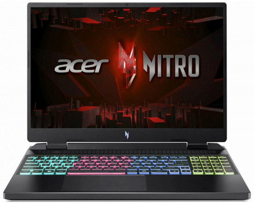 Ноутбук Acer Acer Nitro 16AN16-41 Ryzen 9 7940H/32Gb/SSD1Tb/16";/WQXGA/165Hz/RTX 4070 8Gb/noOS/Black (NH.QLJCD.002)