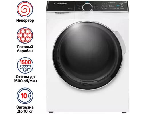 Стиральная машина MAUNFELD MFWM1510WH06 белый/черный