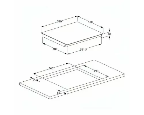 Варочная поверхность Beko HIC 64403 T