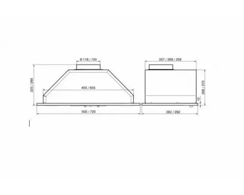 Вытяжка ELIKOR 72П-700-П3Д белый