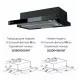 Вытяжка LEX HUBBLE G 500 BLACK черн.стекло