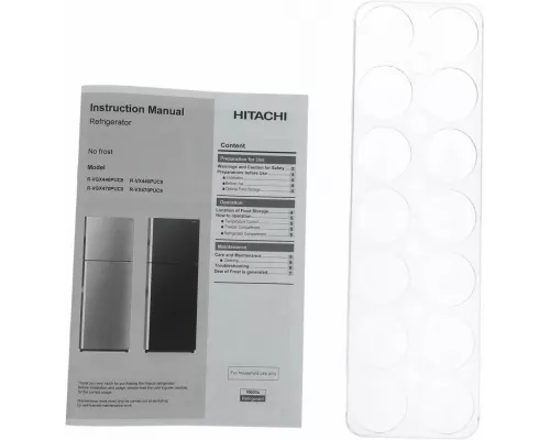 Холодильник Hitachi R-VX470PUC9 PWH белый