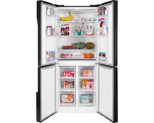 Холодильник MAUNFELD MFF182NFBE черный