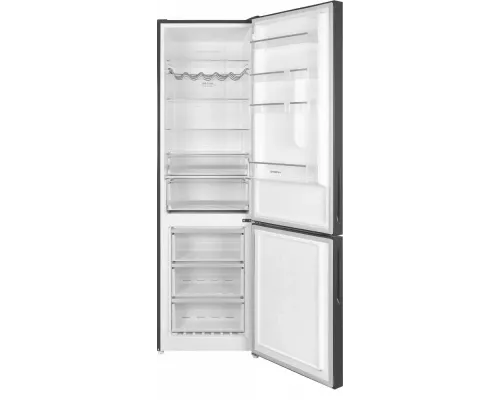 Холодильник MAUNFELD MFF200NFSBE черная сталь