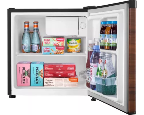 Холодильник MAUNFELD MFF50WD дерево/черный