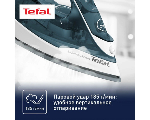 Утюг TEFAL FV 2839E0 белый/темно-синий