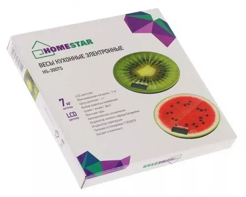 Кухонные весы HOMESTAR HS-3007S