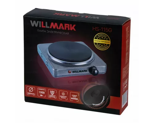 Настольная плита WILLMARK HS-115G серый