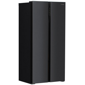 Холодильник HYUNDAI CS4505F черная сталь 