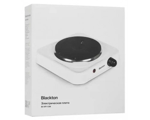 Плита настольная электрическая BLACKTON Bt HP113W белый, 1 конф.