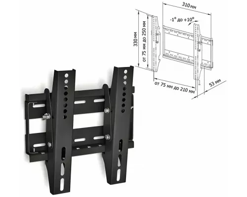 Кронштейн Trone LPS 30-50 черный