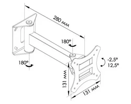 Кронштейн Trone LPS 41-10 черный