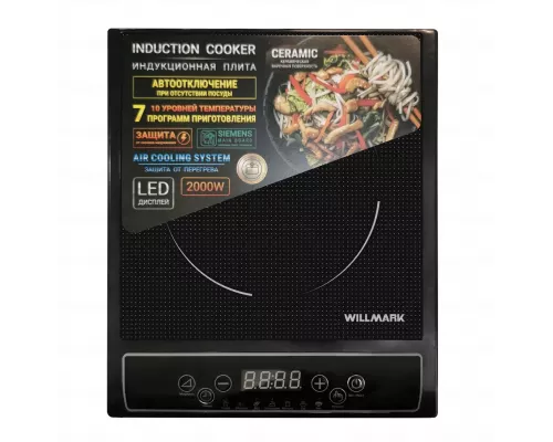Настольная плита WILLMARK WIP-748BC
