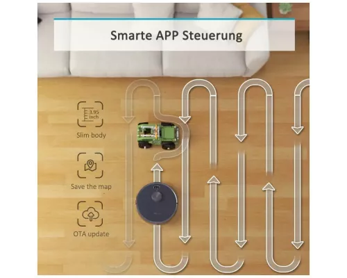 Робот-пылесос TESVOR S6 Dark blue