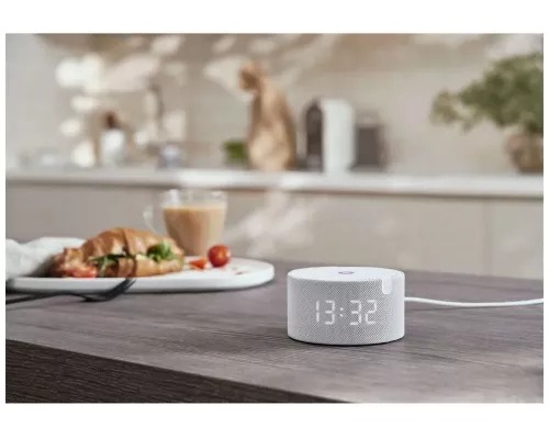 Умная колонка Яндекс Станция Мини 2 серая (c часами) (YNDX-00020G)