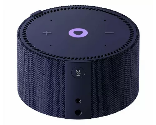 Умная колонка Яндекс Станция Мини 2 синяя (c часами)