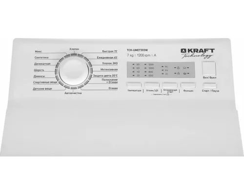 Вертикальная стиральная машина KRAFT TCH-UME7303W