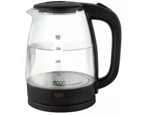 Чайник ECON ECO-1825KE стекло/черный