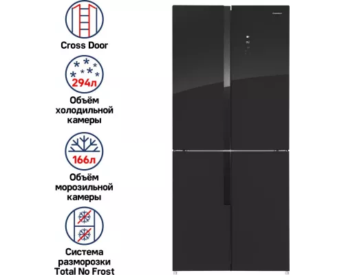 Холодильник MAUNFELD MFF181NFB