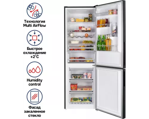 Холодильник MAUNFELD MFF185NFB