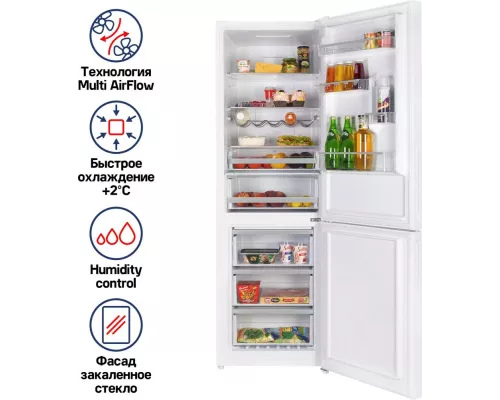 Холодильник MAUNFELD MFF185NFW