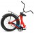 Велосипед Altair City 24 FR (24" 1 ск. рост 16"скл.) 2022-23 красный/голубой
