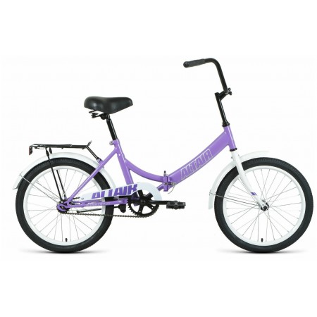 Велосипед Altair City 20 (20" 1 ск. рост 14"скл.) 2022 фиолетовый/серый