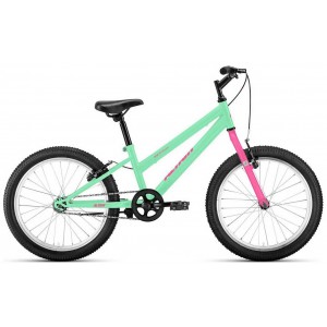 Велосипед Altair MTB HT 20 low (20"  1ск. рост 10,5") 2021-22 мятный/розовый