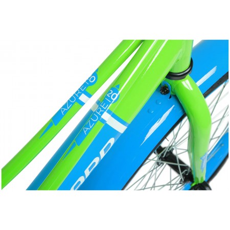 Велосипед Forward Azure 20 (20" 1ск. рост 10,5") 2020-21 желтый/голубой