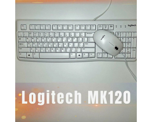 Клавиатура + мышь LOGITECH MK120