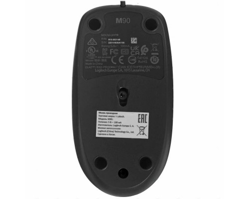 Мышь LOGITECH M90 черный