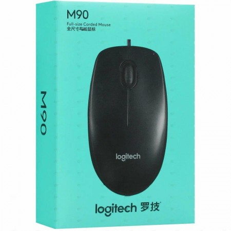 Мышь LOGITECH M90 черный