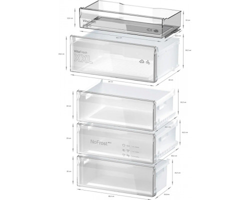 Холодильник Bosch KGN497WDF Холодильник Bosch KGN497WDF