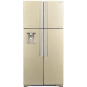 Холодильник Hitachi R-W660PUC7 GBE бежевый стекло
